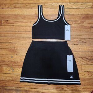 Alo Knit 2 piece skort set